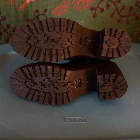 Jeffrey Campbell Black Leather Ankle Boots - Picture 4 of 4